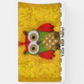 Banderoles Peinture de hibou (Vertical)