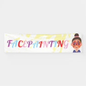 Banderoles Peinture de visage Peintre de visage Artiste Entre (Horizontal)