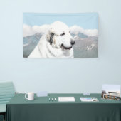 Banderoles Peinture des Pyrénées - Art original du chien (Salon professionnel)