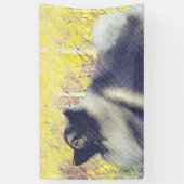Banderoles Peinture en teint de Keeshond - jolie art original (Vertical)