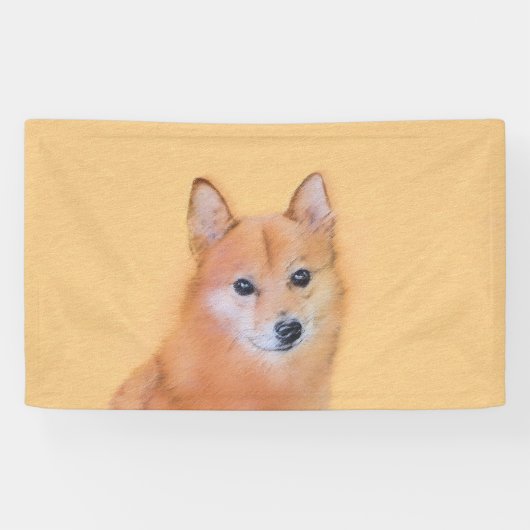 Banderoles Peinture finlandaise Spitz - Jote Original Chien A (Horizontal)