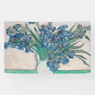 Banderoles Peinture impressionniste Vase d'Iris de Van Gogh