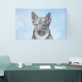 Banderoles Peinture Suédoise Vallhund - Cute Original Chien A (Salon professionnel)