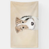 Banderoles Peinture Terrier de Renard de fil - Cute Original  (Vertical)