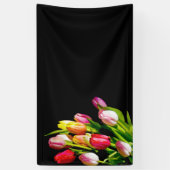Banderoles Peinture Tulip - Art Fleur original (Vertical)