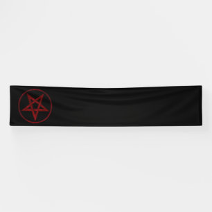 Banderoles Pentagram Red Devil