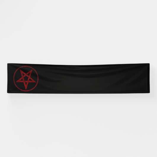 Banderoles Pentagram Red Devil (Horizontal)