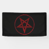 Banderoles Pentagram Red Devil (Horizontal)