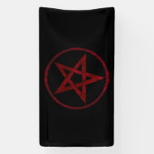 Banderoles Pentagram Red Devil (Verticale)