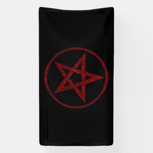 Banderoles Pentagram Red Devil (Verticale)