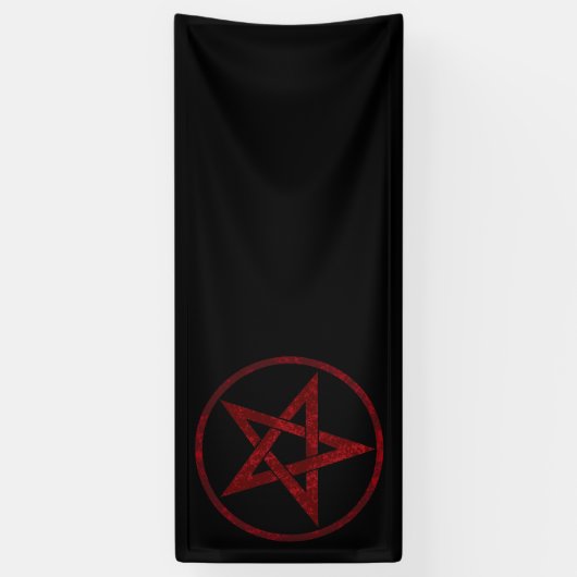 Banderoles Pentagram Red Devil (Vertical)