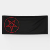 Banderoles Pentagram Red Devil (Horizontal)