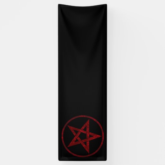 Banderoles Pentagram Red Devil (Vertical)