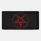 Banderoles Pentagram Red Devil (Horizontal)
