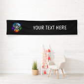 Banderoles pentagramme du Wiccan (En situation)