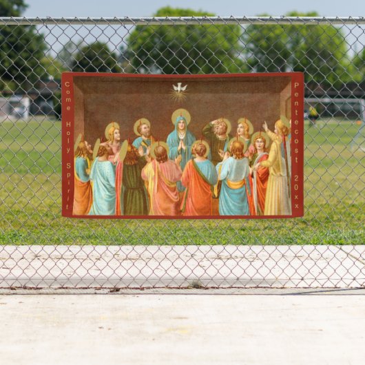 Banderoles Pentecôte : Descente de l'Esprit Saint (SB 01) (En situation)