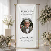 Père de la mariée mariage à la mémoire affectueuse