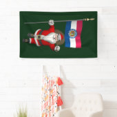 Banderoles Père Noël Avec Drapeau Du Missouri (En situation)