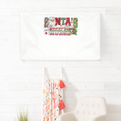 Banderoles Père Noël Infirmière Favorite, Joyeuse Infirmière, (En situation)