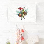 Banderoles Père Noël's Dragonfly Helper (En situation)