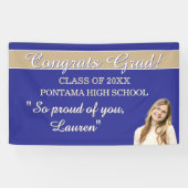 Banderoles Perfect Graduation Congrats BANNER (Horizontal)