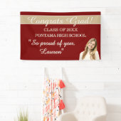 Banderoles Perfect Graduation Congrats BANNER (En situation)