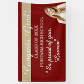 Banderoles Perfect Graduation Congrats BANNER (Vertical)