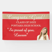 Banderoles Perfect Graduation Congrats BANNER (Horizontal)