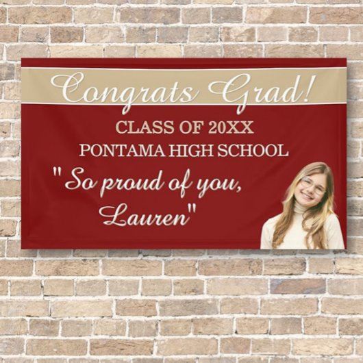 Banderoles Perfect Graduation Congrats BANNER