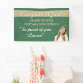 Banderoles Perfect Graduation Congrats BANNER (En situation)