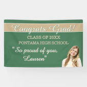 Banderoles Perfect Graduation Congrats BANNER (Horizontal)
