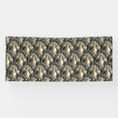 Banderoles Perles dorées (Horizontal)