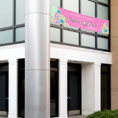 Banderoles Personalisé annuel Chasse aux oeufs de Pâques vert (Bâtiment extérieur)