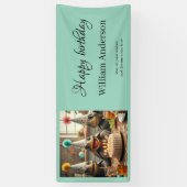 Banderoles Personalized birthday banner with turtles (Vertical)