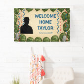 Banderoles Personalized Camouflage Military Welcome Home  (En situation)
