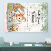Banderoles Personalized Easter Brunch Party Banner (Salon professionnel)