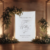 Banderoles Personalized “Welcome to Our Wedding” Sign 