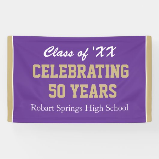 Banderoles Personnalisable ! Célébrez chaque année la bannièr (Horizontal)