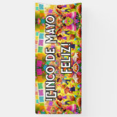 Banderoles Personnalisable ! Cinco de Mayo Fleliz ! (Vertical)