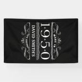 Banderoles Personnalisé 1950 70e anniversaire (Horizontal)