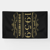 Banderoles Personnalisé 1959 60e anniversaire (Horizontal)