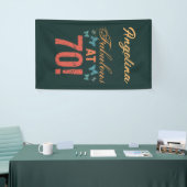 Banderoles Personnalisé 70e anniversaire Fabuleux (Salon professionnel)