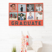 Banderoles Personnalisé 8 Photos Graduate Party (Insitu)
