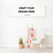 Banderoles Personnalisé avec votre design, logo message 2,5'x (En situation)