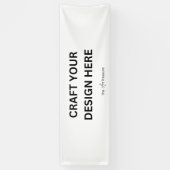 Banderoles Personnalisé avec votre design, logo message 2,5'x (Vertical)