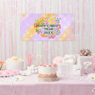 BANDEROLES PERSONNALISÉ HEUREUX NOUVEL AN 20XX