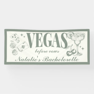 Banderoles Personnalisé Las Vegas Bachelorette Party