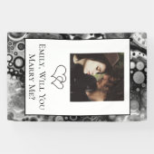 Banderoles Personnalisé Veux-tu m'épouser (Horizontal)