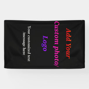 Banderoles personnaliser ajouter votre logo photo votre texte