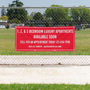 Banderoles Personnaliser Appartements À Louer Multi Coloured 